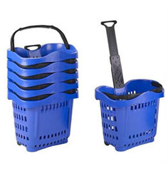 Plastic Shopping Trolleys