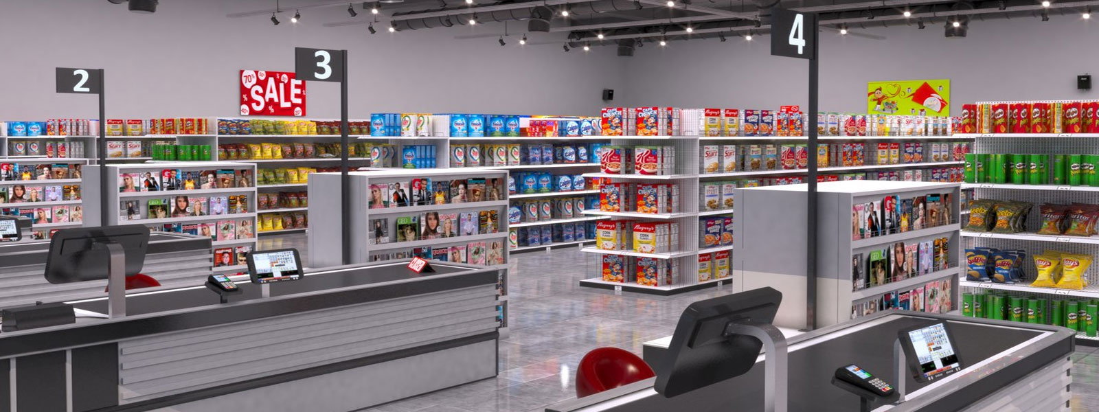 Supermarket Display Racks